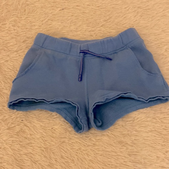 Barley worn ivivva blue fleece shorts - Picture 1 of 4